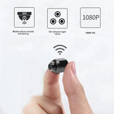 Compact HD WiFi Security Camera With Night Vision Audio