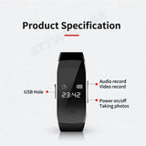 Discreet 1080P Mini Camera Watch Bracelet DVR For Secret Video Recording