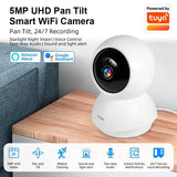 Fuers 5MP WiFi Camera - Automatic Tracking For Tuya Smart Home Security Hub Plus