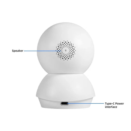 Fuers 5MP WiFi Cameras Tuya Compatible AI Detection Indoor Security Baby Monitor