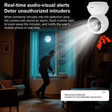 Fuers 5MP WiFi Cameras Tuya Compatible AI Detection Indoor Security Baby Monitor