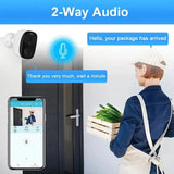 HEIYOUCAM BW4 Wireless Outdoor Security Camera - 2K Battery Spotlight Siren WiFi