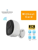 HEIYOUCAM BW4 Wireless Outdoor Security Camera - 2K Battery Spotlight Siren WiFi