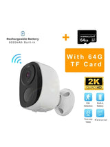 HEIYOUCAM BW4 Wireless Outdoor Security Camera - 2K Battery Spotlight Siren WiFi