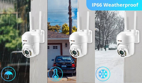 Hipro 4MP PTZ WIFI IP Camera - Outdoor 4x Digital Zoom 1080P CCTV Surveillance