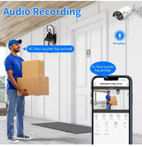 Hiseeu 5MP Audio IP Security Camera Outdoor PoE H265 IP66 Waterproof Cameras - Pro