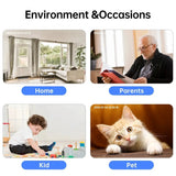 JOOAN 3MP Outdoor WiFi Camera Motion Alerts With Two Way Audio Night Vision