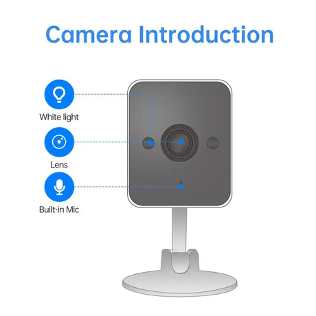 JOOAN 3MP Outdoor WiFi Camera Motion Alerts With Two Way Audio Night Vision