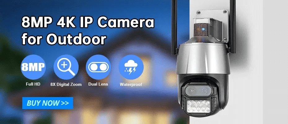 Kerui K259 Mini WiFi Cameras 5MP 8MP 4K - Tuya Smart Auto Tracking Home Security