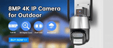 Kerui K259 Mini WiFi Cameras 5MP 8MP 4K - Tuya Smart Auto Tracking Home Security