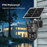 LS Vision 4G WiFi Outdoor Solar Camera - 8MP Dual Lens Night Vision WaterproofCCTV
