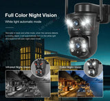 LS Vision 4G WiFi Outdoor Solar Camera - 8MP Dual Lens Night Vision WaterproofCCTV
