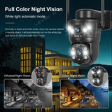 LS Vision 4G WiFi Outdoor Solar Camera - 8MP Dual Lens Night Vision WaterproofCCTV