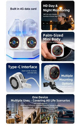 LS Vision Mini 4G Camera AI Human Detection Outdoor Home Security On Guard
