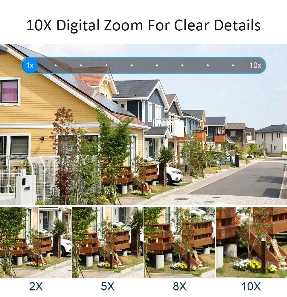 LumenGuard 8MP Dual Lens 4G Outdoor Camera PTZ Surveillance With AI Detection HD