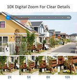 LumenGuard 8MP Dual Lens 4G Outdoor Camera PTZ Surveillance With AI Detection HD
