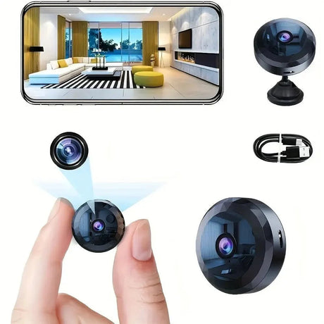 Mini WiFi Camera 1080P HD Wireless Security Camera Night Vision Home Monitoring
