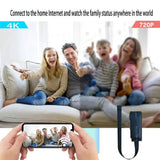 Newly Improved 4K Mini WiFi Camera With Remote Viewing And Motion Detection
