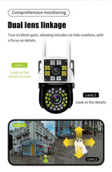 Neye Dual Lens Wireless Outdoor Camera - 1080P HD Security Surveillance Pro Line