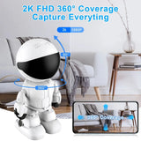 Noahtec Smart Robot Camera WiFi 1080P Night Vision Two Way Audio Auto Tracking