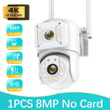 8MP Dual Lens Outdoor Security Camera With Night Vision