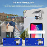 Solar Powered Outdoor Wireless Security Camera Weatherproof