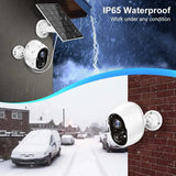 Solar Powered Outdoor WiFi Surveillance Camera for Home