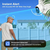 Solar Powered Outdoor WiFi Surveillance Camera for Home