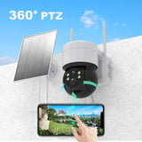 Solar Powered Outdoor Security Camera Wireless Surveillance
