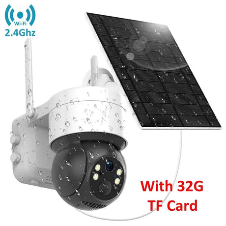 Tredruns Tuya SmartLife Solar 4G PTZ CCTV Camera 3MP Battery Outdoor Security Pro