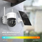 Tredruns Tuya SmartLife Solar 4G PTZ CCTV Camera 3MP Battery Outdoor Security Pro