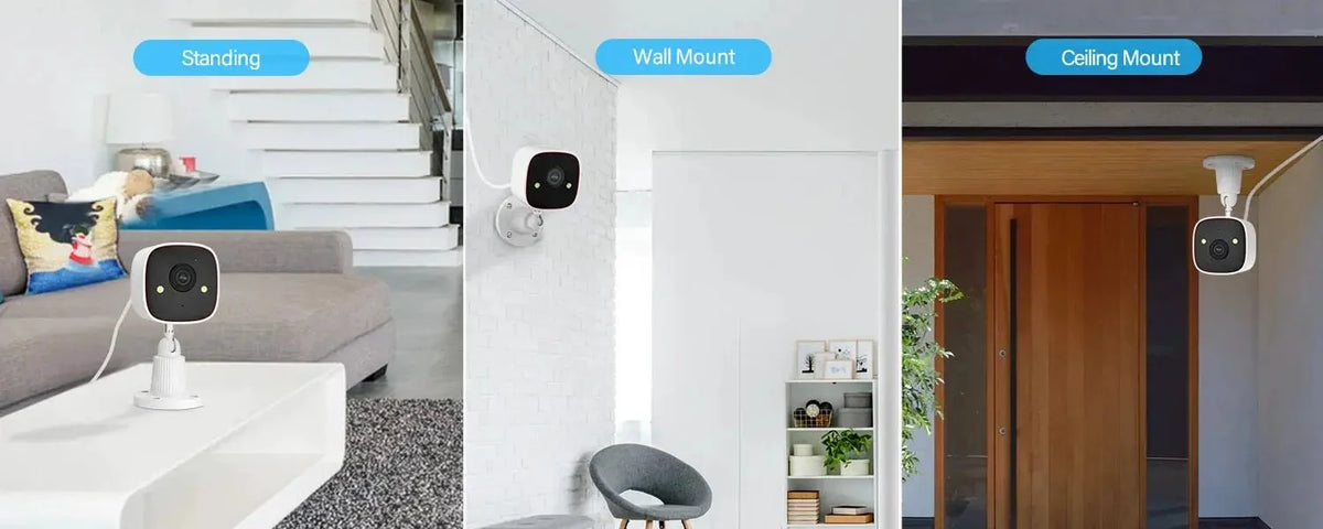 Outdoor Wireless Security Camera 3MP 1296P With WiFi For Property Monitoring