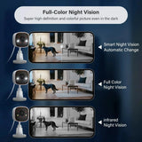 Outdoor Wireless Security Camera 3MP 1296P With WiFi For Property Monitoring