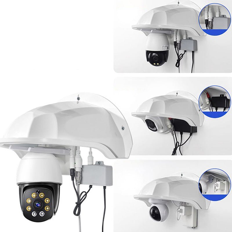 ShieldGuard Weatherproof Dome Turret Camera Cover - Rainproof Outdoor Protection
