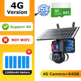 Shiwojia 4K 8MP Solar Camera - Outdoor Security With Humanoid Tracking And Power