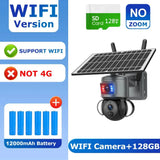 Shiwojia 4K 8MP Solar Camera - Outdoor Security With Humanoid Tracking And Power