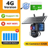 Shiwojia 4K 8MP Solar Camera - Outdoor Security With Humanoid Tracking And Power
