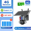 Shiwojia 4K 8MP Solar Camera - Outdoor Security With Humanoid Tracking And Power