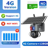 Shiwojia 4K 8MP Solar Camera - Outdoor Security With Humanoid Tracking And Power