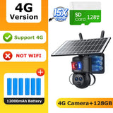 Shiwojia 4K 8MP Solar Camera - Outdoor Security With Humanoid Tracking And Power