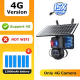 Shiwojia 4K 8MP Solar Camera - Outdoor Security With Humanoid Tracking And Power