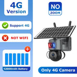 Shiwojia 4K 8MP Solar Camera - Outdoor Security With Humanoid Tracking And Power
