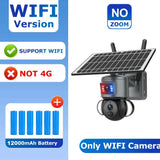 Shiwojia 4K 8MP Solar Camera - Outdoor Security With Humanoid Tracking And Power