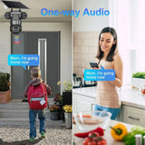 SolarGuard 4G Outdoor Solar Camera - Triple Lens 10X Zoom PIR Detection IP66 Pro