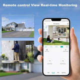 SolarGuard 8MP 4K WiFi Solar Camera - Dual Lens PTZ Wireless Surveillance System