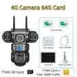 SolarGuard Solar 4G Outdoor Camera With 15MP HD Triple Lens System - All Weather