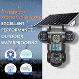 SolarGuard Solar 4G Outdoor Camera With 15MP HD Triple Lens System - All Weather