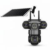SolarGuard Solar 4G Outdoor Camera With 15MP HD Triple Lens System - All Weather