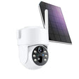 SolarGuard WiFi PTZ Solar IP Camera - 4MP FHD Built In Battery Standby iCsee App