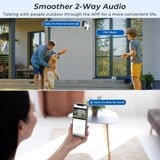 SolarGuard WiFi PTZ Solar IP Camera - 4MP FHD Built In Battery Standby iCsee App